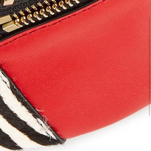 ✅ MICHAEL KORS, MK Leather Fur Chain Belt Bag NEW - Picture 8 of 8